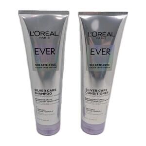 L'Oreal EverPure Silver Care Shampoo & Conditioner 8.5oz Each Set